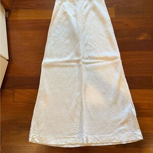 Banana Republic White Maxi Skirt